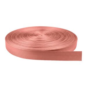 Cinta Ribete Espiga Nylon Rosado Viejo Oscuro 2.5