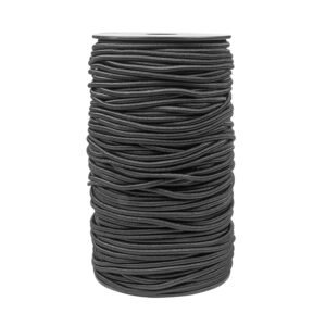 Elastico Cordon Normal Negro 0.3