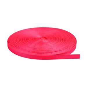 Cinta Nylon Brillosa Normal Rosado Neon 1.2