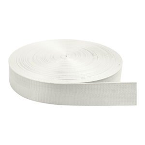 Cinta Nylon Brillosa Normal Blanco 3.8