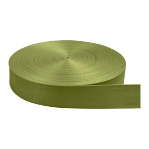 Cinta Nylon Brillosa Normal Verde Olivo 3.8