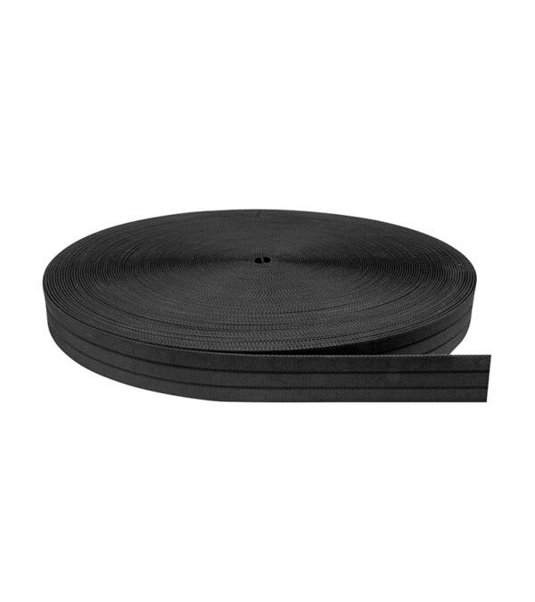Cinta Nylon Brillosa Normal Negro 3.2