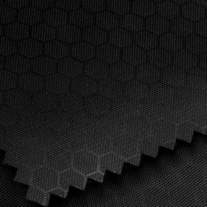 Impermeable Tafeta Grabado Negro