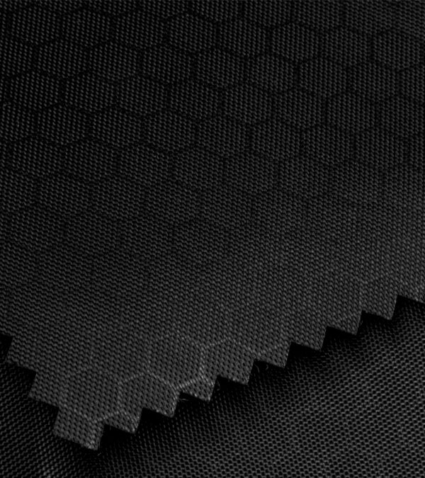 Impermeable Tafeta Grabado Negro