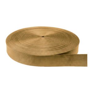 Cinta Nylon Tejida Normal Coyote Claro 3.8