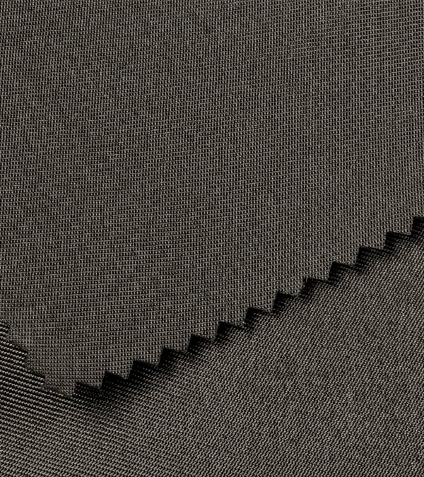 Tela Nylon Satinado Liso Plomo Noche