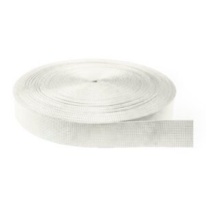 Cinta Nylon Tejida Normal Blanco 3.8