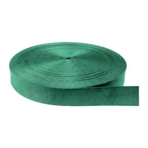 Cinta Nylon Tejida Normal Verde Musgo 3.8