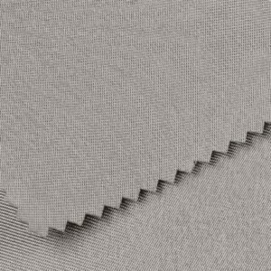 Tela Nylon Satinado Liso Plomo Claro