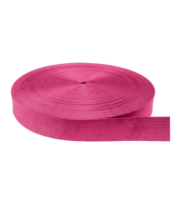 Cinta Nylon Tejida Normal Rosado 3.8