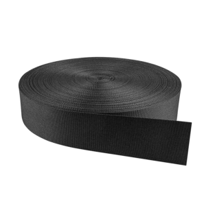 Cinta Nylon Tejida Normal Negro 5.0