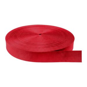 Cinta Nylon Tejida Normal Rojo Claro 3.8