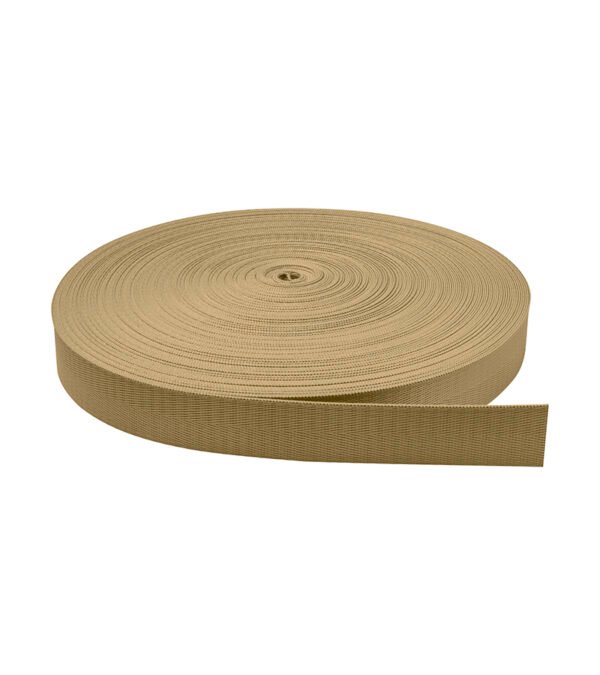 Cinta Nylon Brillosa Normal Beige Claro 2.5