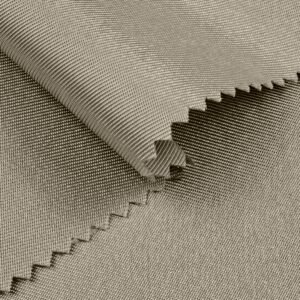 Tela Nylon Satinado Liso Gris Humo