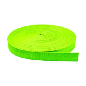 Cinta Nylon Brillosa Normal Amarillo Neon 2.5