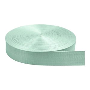 Cinta Nylon Brillosa Normal Verde Agua Claro 3.8