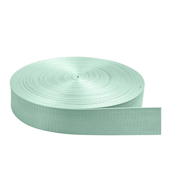 Cinta Nylon Brillosa Normal Verde Agua Claro 3.8