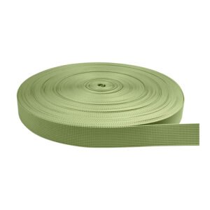 Cinta Nylon Tejida Normal Verde Cemento Viejo 2.5