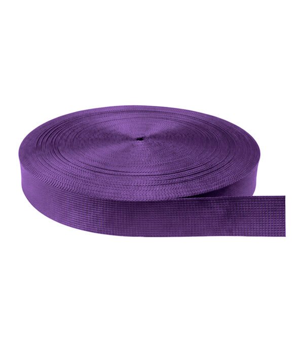 Cinta Nylon Tejida Normal Morado 3.8
