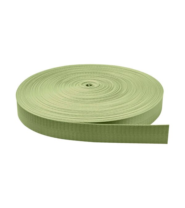 Cinta Nylon Brillosa Normal Verde Cemento Viejo 2.5