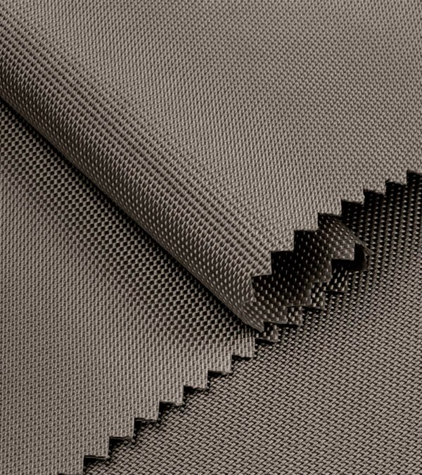 Tela Nylon 1200 D Liso Plomo Oscuro