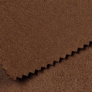 Tela Nylon Satinado Liso Canela Oscuro