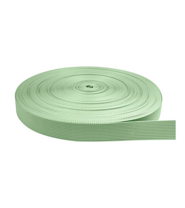 Cinta Nylon Tejida Normal Verde Cemento 2.5