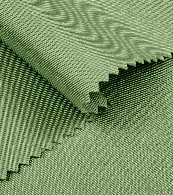 Tela Nylon Satinado Liso Verde Cemento Oscuro