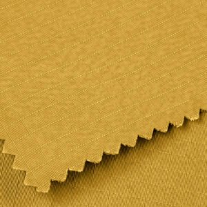 Tela Sarga Nylon Ripstop Grabado Mostaza Claro