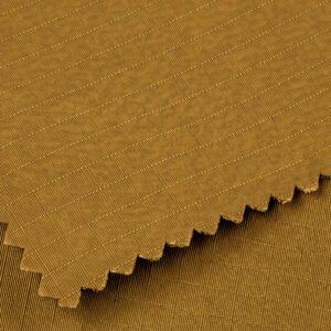 Tela Sarga Nylon Ripstop Grabado Mostaza