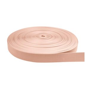 Cinta Nylon Tejida Normal Salmon Palido 2.5