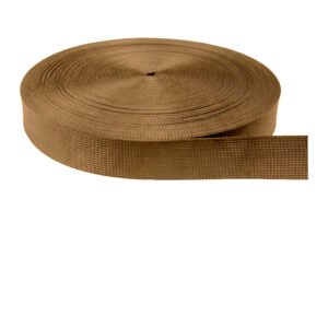 Cinta Nylon Tejida Normal Caramelo Oscuro 3.8