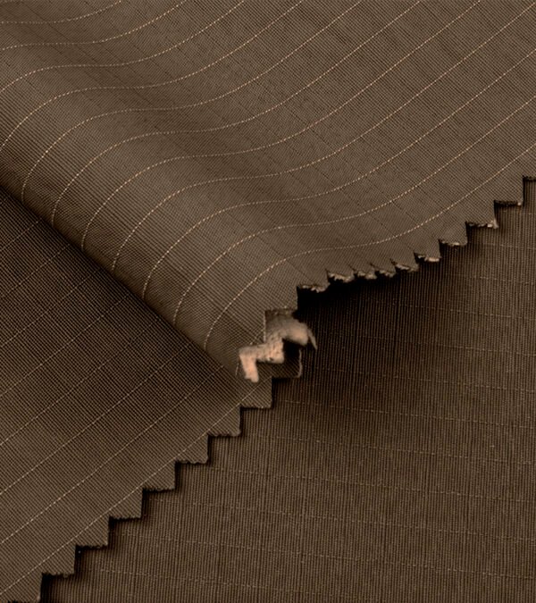 Tela Sarga Nylon Ripstop Grabado Cocoa