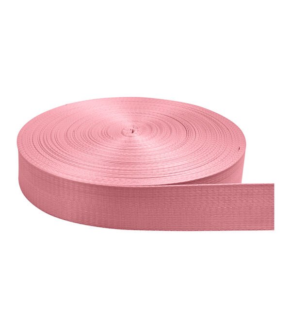 Cinta Nylon Brillosa Normal Rosado Claro 3.8