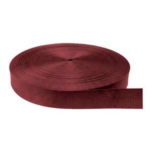 Cinta Nylon Tejida Normal Borgoña 3.8