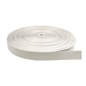 Cinta Nylon Tejida Normal Plomo Plata 2.5