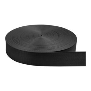 Cinta Nylon Brillosa Normal Negro 3.8