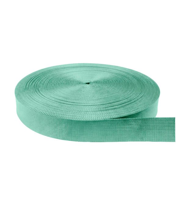 Cinta Nylon Tejida Normal Aguamarina Claro 3.8