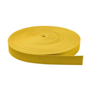 Cinta Nylon Brillosa Normal Mostaza Claro 2.5