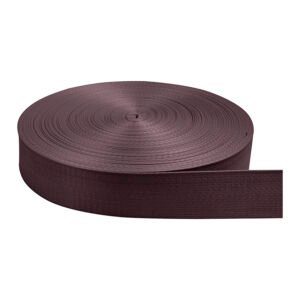 Cinta Nylon Brillosa Normal Malva Oscuro 3.8