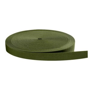 Elastico Labrado Normal Verde Militar 2.5