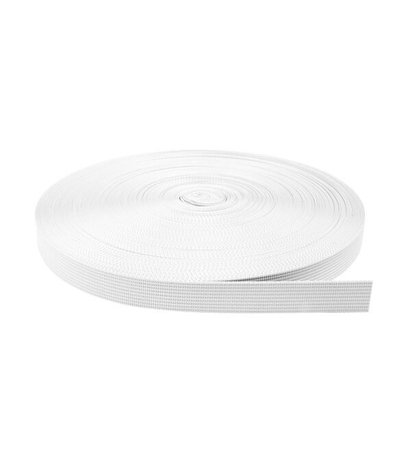 Cinta Nylon Tejida Normal Blanco Solido 2.0