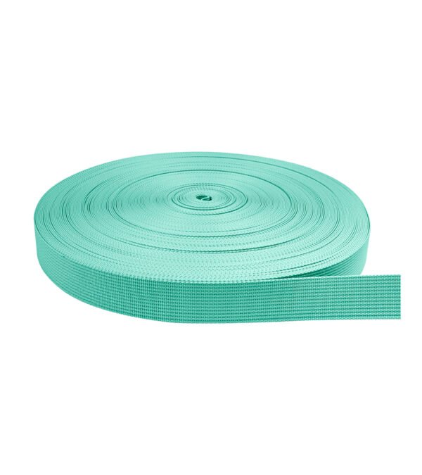 Cinta Nylon Tejida Normal Cian 2.5