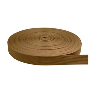 Cinta Nylon Tejida Normal Caramelo Oscuro 2.5