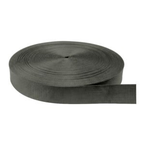 Cinta Nylon Tejida Normal Plomo Oscuro Especial 3.8