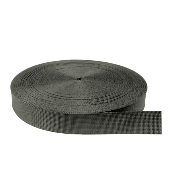 Cinta Nylon Tejida Normal Plomo Oscuro Especial 3.8