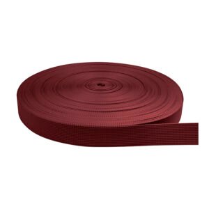 Cinta Nylon Tejida Normal Borgoña 2.5