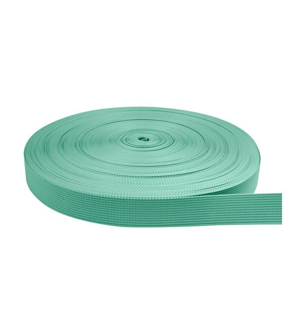 Cinta Nylon Tejida Normal Aguamarina Claro 2.5