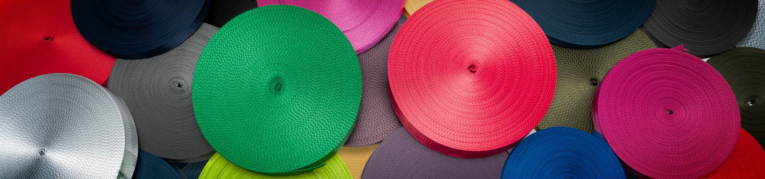 Cinta Ribete Espiga Nylon Negro 2.5