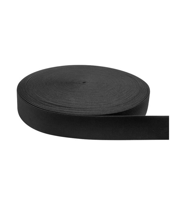 Elastico Labrado Normal Negro 10.0